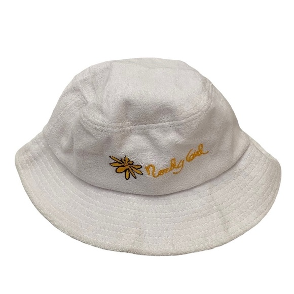 Nordstrom Nordy Girl Terry Sun Bucket Hat Nissan Cap Sz Med - Picture 1 of 7